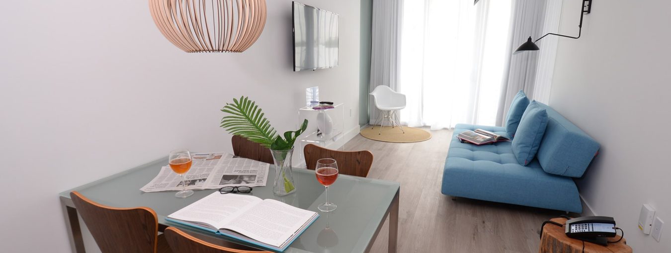 Living room for Urban one bedroom