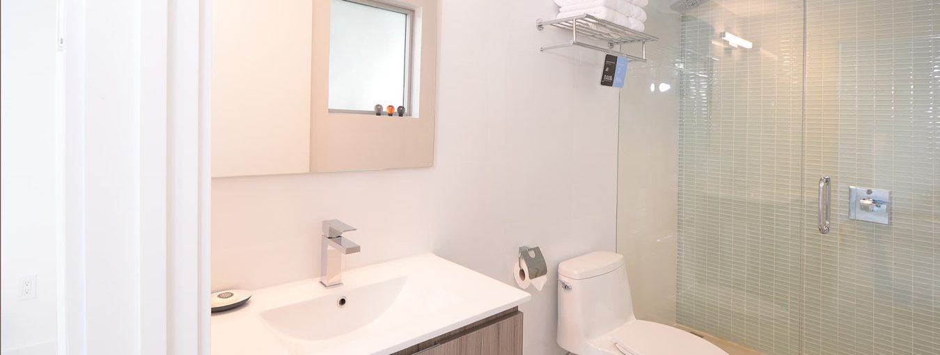 Bathroom for Urban one bedroom with standing balcony