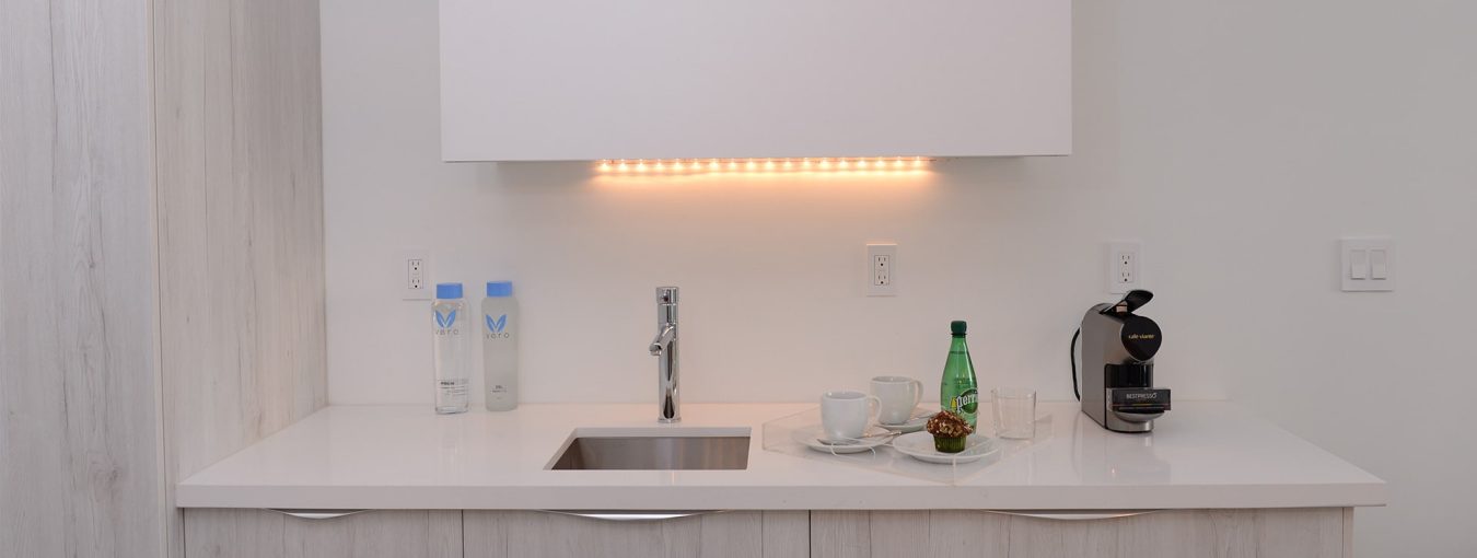 Counter for Urban one bedroom with standing balcony